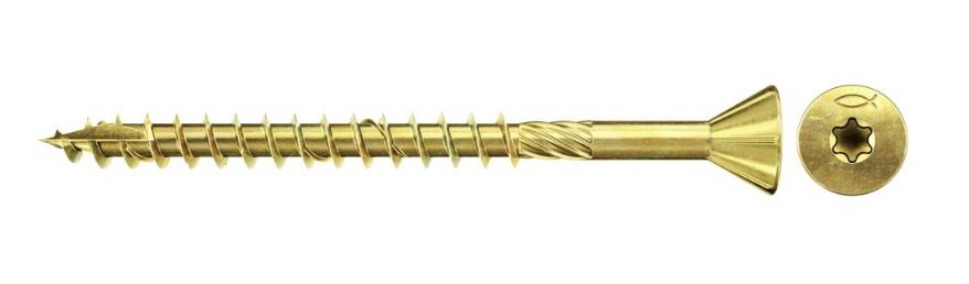 Koka skrūve Fischer FDF-ST YZP; 4,5x50 mm; TX20; 200 gab.