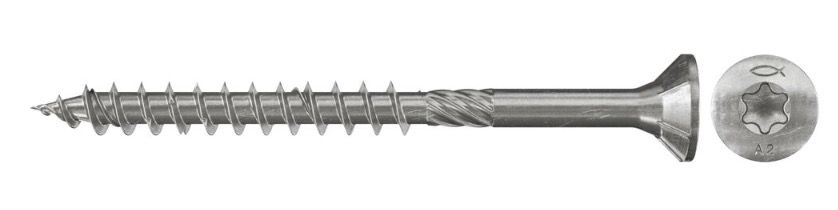 Koka skrūve Fischer FPF-ST P; 6,0x40 mm; TX30; 200 gab.