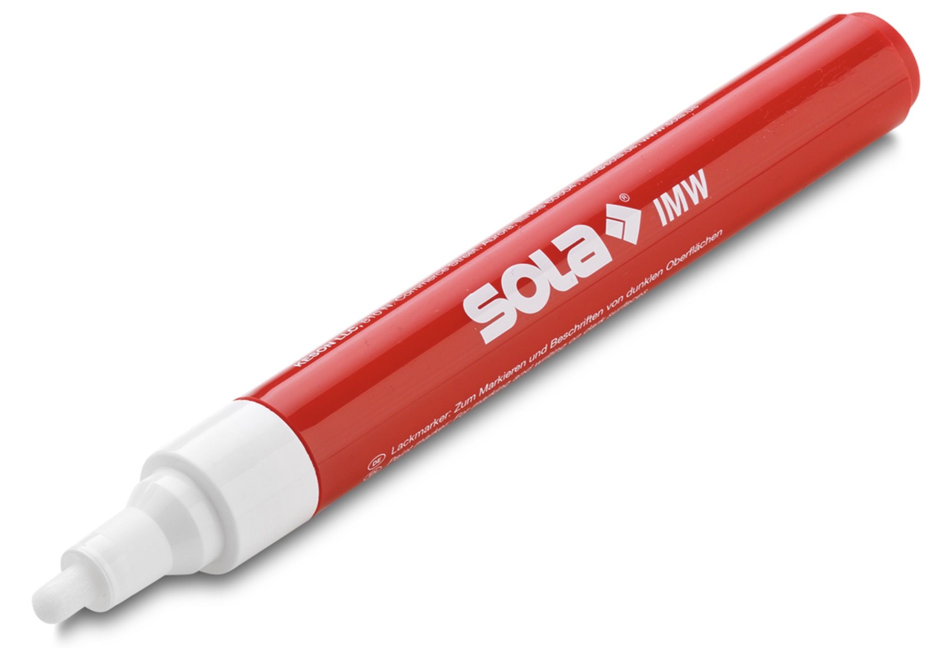 Marķieris Sola IMW; balts
