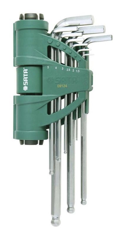 Seškanšu atslēgu komplekts Sata S09124; 9 gab.
