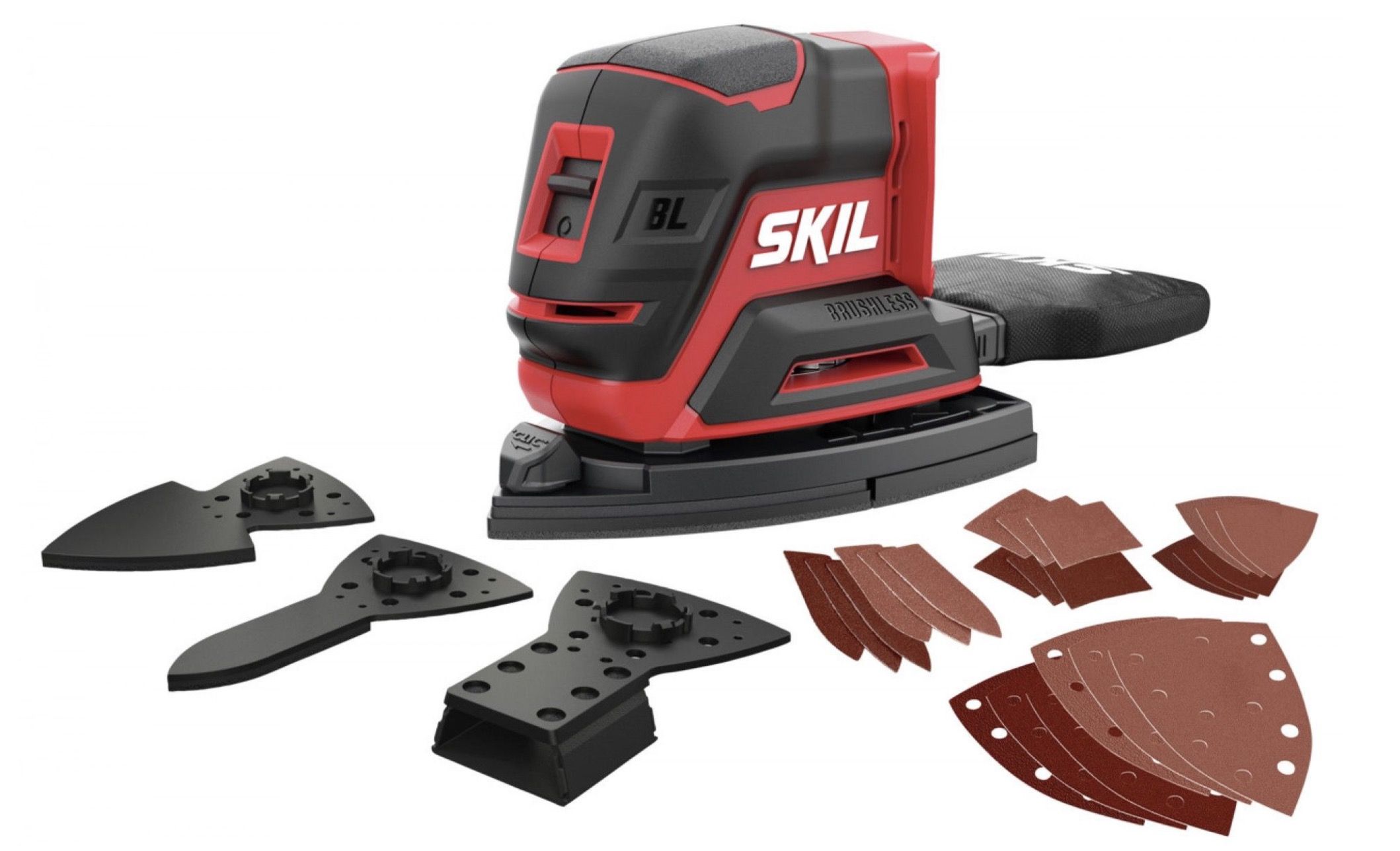 Trīsstūra slīpmašīna Skil 3720 CD; 20 V (bez akumulatora un lādētāja)