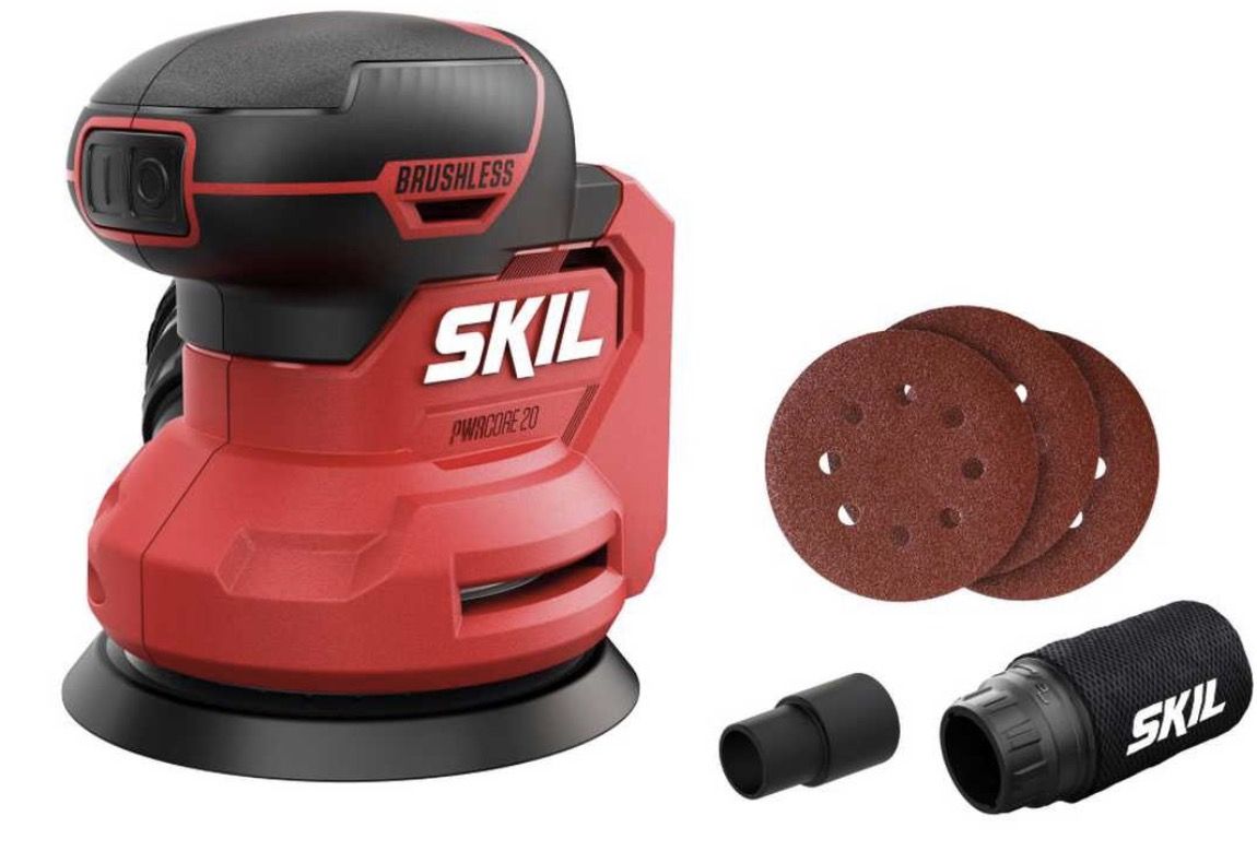 Ekscentra slīpmašīna Skil 3746 CA; 20 V (bez akumulatora un lādētāja)