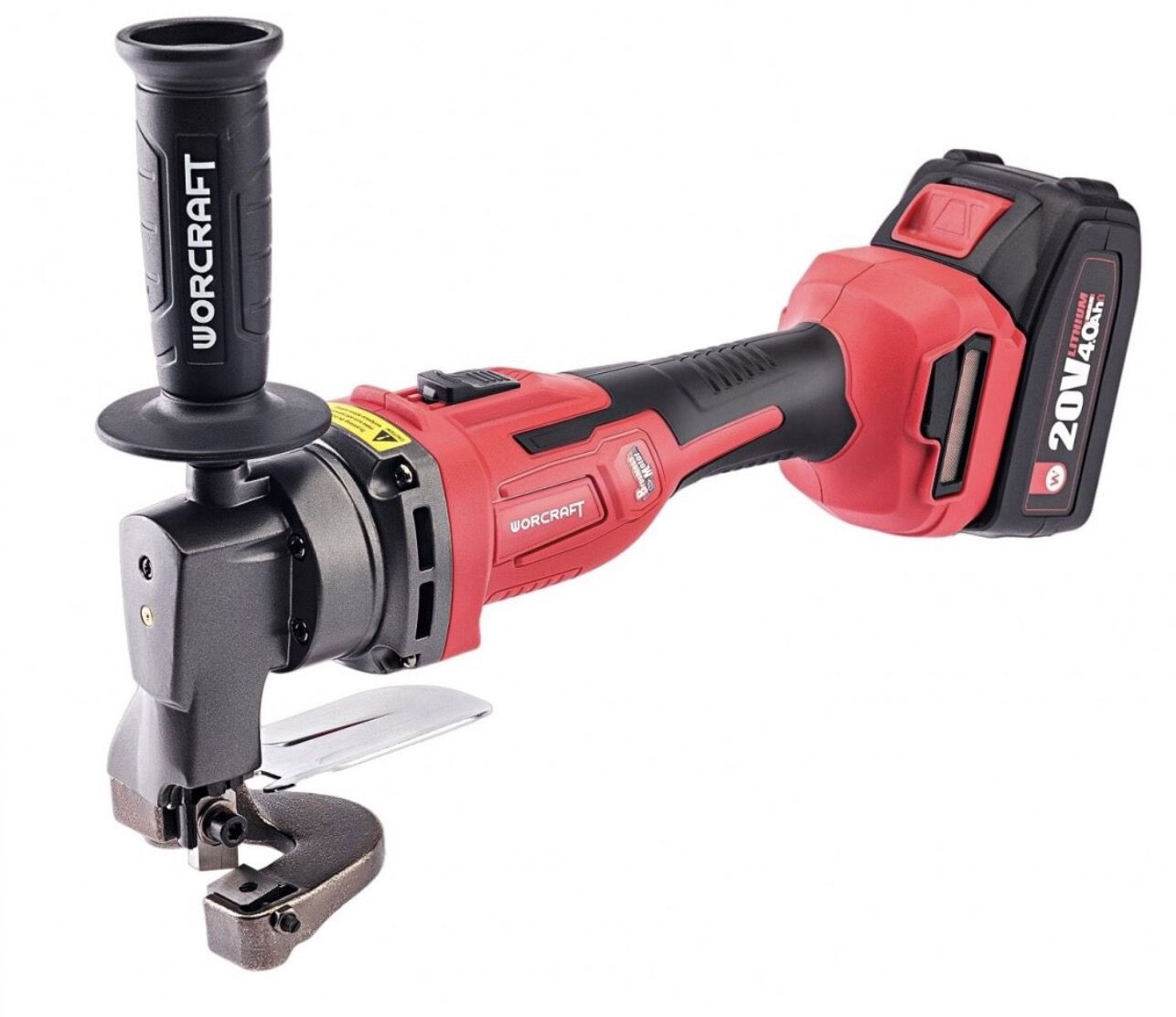 Akumulatora skārda šķēres Worcraft CHMS-S20LiB; 20 V; 1x4,0 Ah akum.