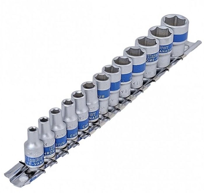 Uzgriežņa galviņu komplekts KingRoy KR30151013; 1/4''; 13 gab.