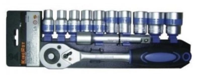 Uzgriežņa galviņu komplekts KingRoy KR012MSA; 1/2''; 12 gab.