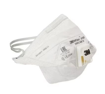 Respirators ar vārstu 3M 9162E; FFP2; 15 gab.