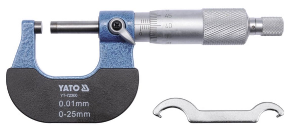 Micrometer Yato YT-72300; 0-25 mm