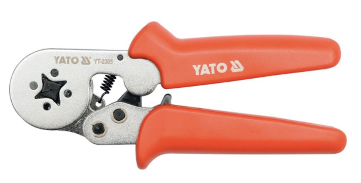 Uzgaļu presēšanas knaibles Yato YT-2305; 180 mm