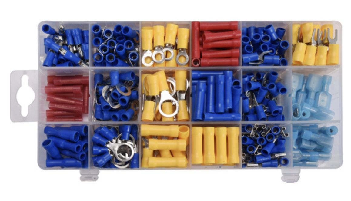 Kabeļu uzgaļu pievienošanas komplekts Yato YT-06890; 360 gab.
