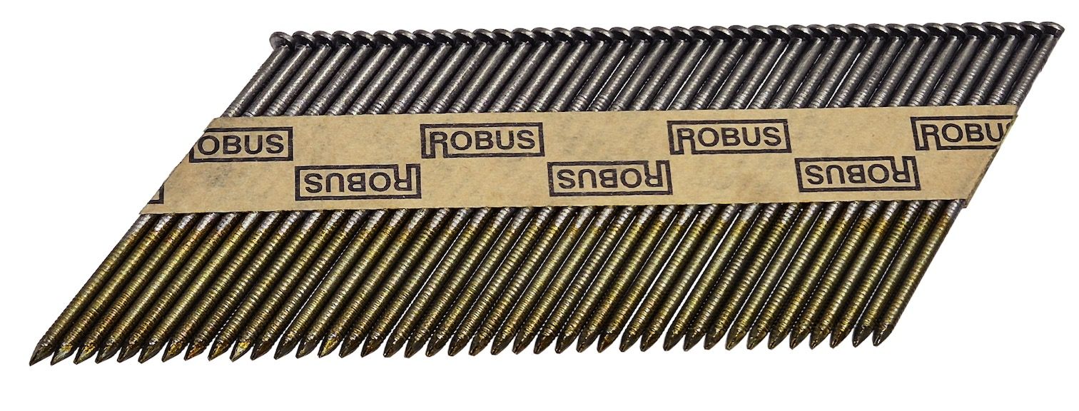 Naglas Robus; 75x2,8 mm; 34°; 4000 gab.; rievotas