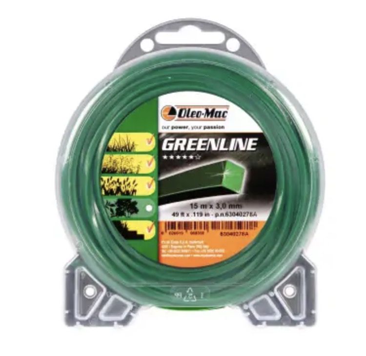 Aukla trimmerim Oleo-Mac 63040278A; 3,0 mm/15 m