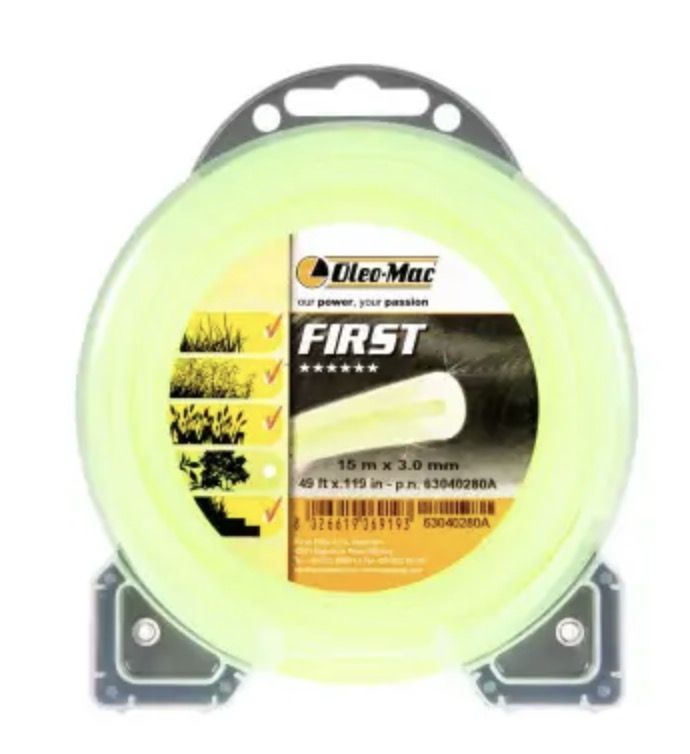 Aukla trimmerim Oleo-Mac 63040280A; 3,0 mm/15 m