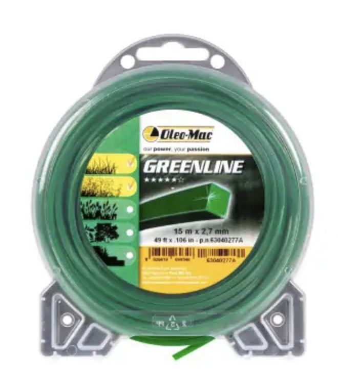 Aukla trimmerim Oleo-Mac 63040277A; 2,7 mm/15 m