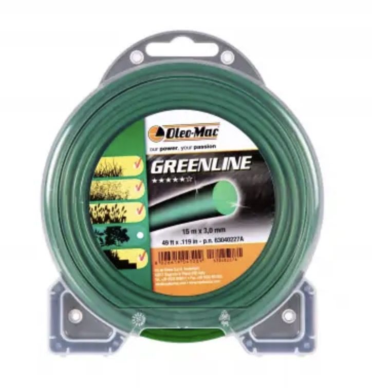 Aukla trimmerim Oleo-Mac 63040227A; 3,0 mm/15 m