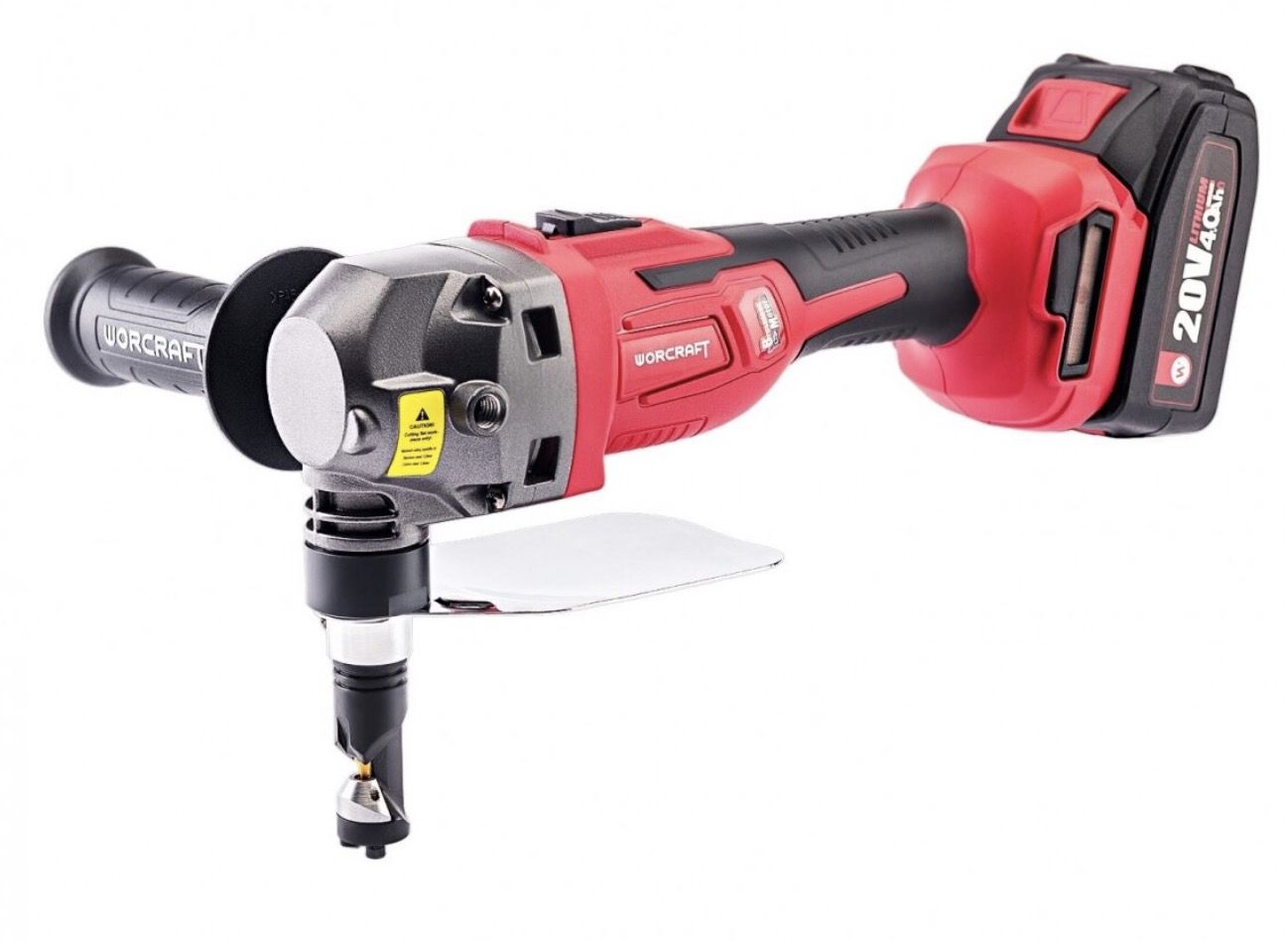 Metāla griešanas šķēres Worcraft CHMN-S20LiB; 20 V; 1x4,0 Ah akum.