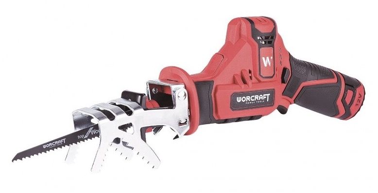 Zobenzāģis ar akumulatoru Worcraft CSS12Li; 12 V; 2x2,0 Ah akum.