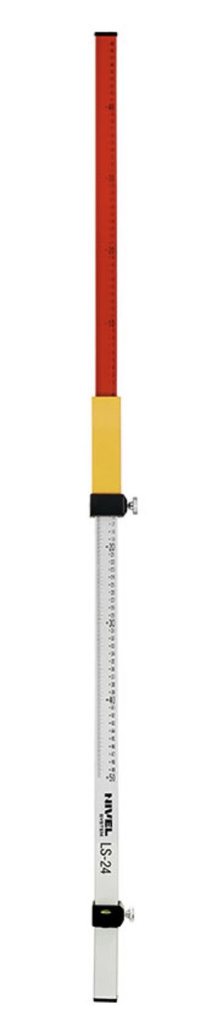 Lāzera niveliera mērlata Nivel System LS-24; 2,4 m