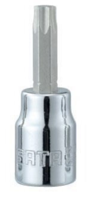 Uzgriežņu galviņa ar uzgali Sata S21104; 1/4''; T20