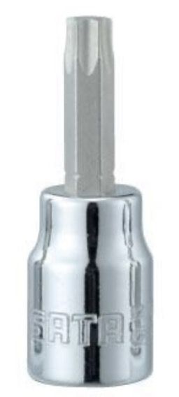 Uzgriežņu galviņa ar uzgali Sata S21103; 1/4''; T15