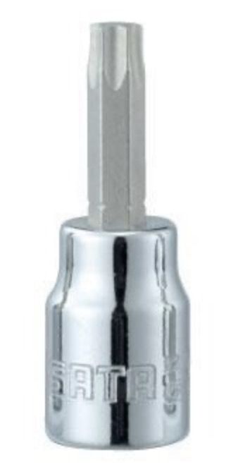 Uzgriežņu galviņa ar uzgali Sata S21108; 1/4''; T27