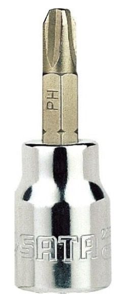 Uzgriežņu galviņa ar uzgali Sata SC22301; 3/8''; PH1