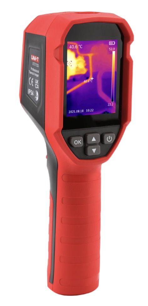 Infrasarkanais termometrs UNI-T UTi712S; 3,7 V; 1x2,6 Ah akum.