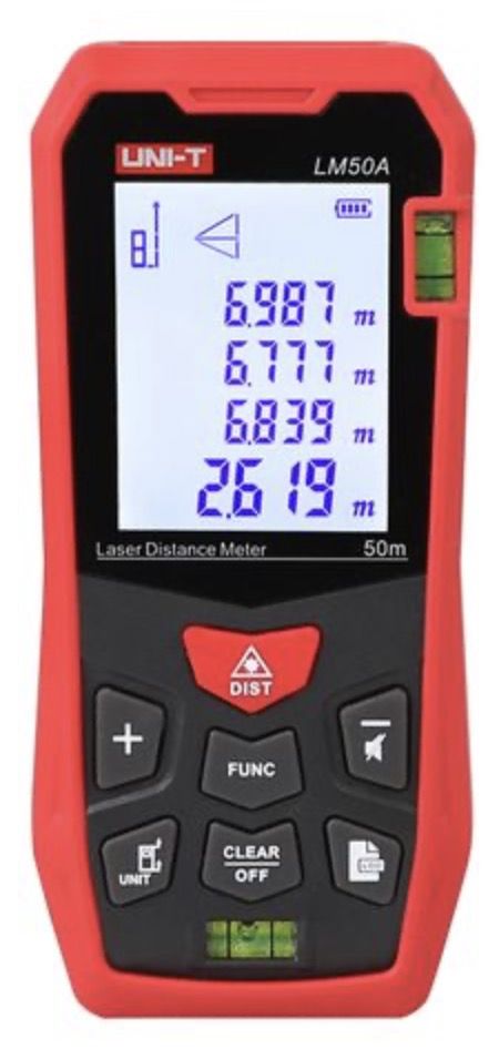 Lāzera tālmērs UNI-T LM50A