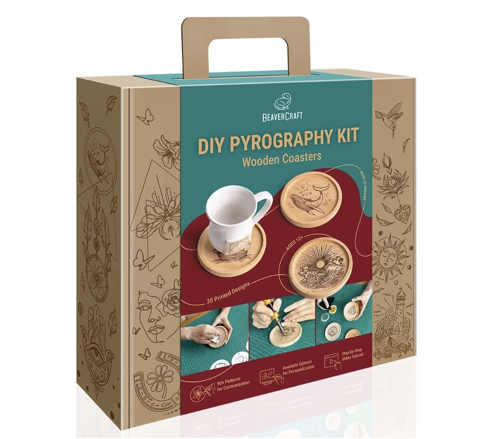Komplekts BeaverCraft DIY-P-COASTERS