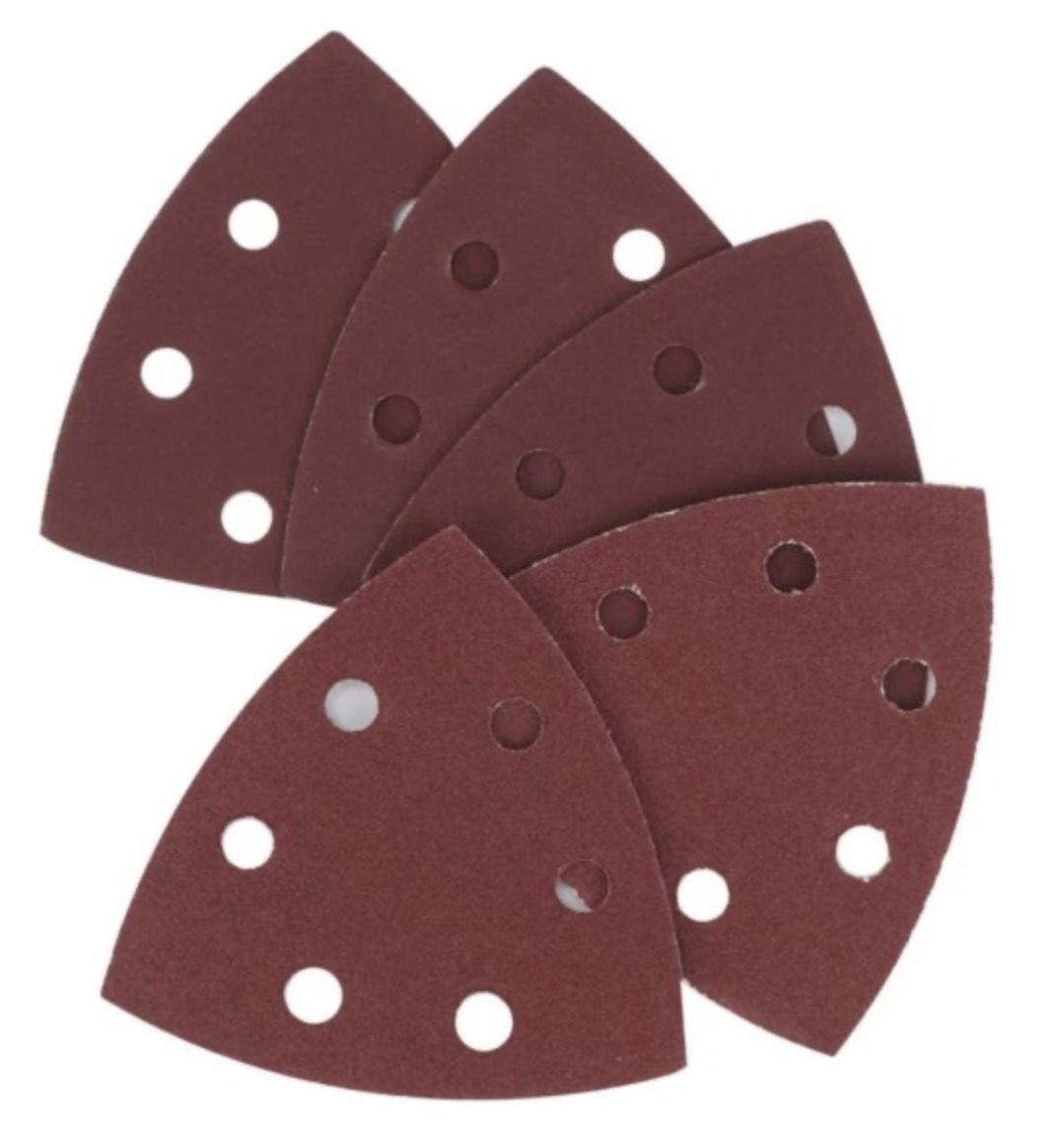 Smilšpapīrs deltveida slīpmašīnām Cortex 31411; 94x94 mm; P100; 5 gab.