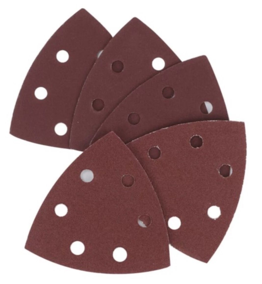 Smilšpapīrs deltveida slīpmašīnām Cortex 31413; 94x94 mm; P150; 5 gab.