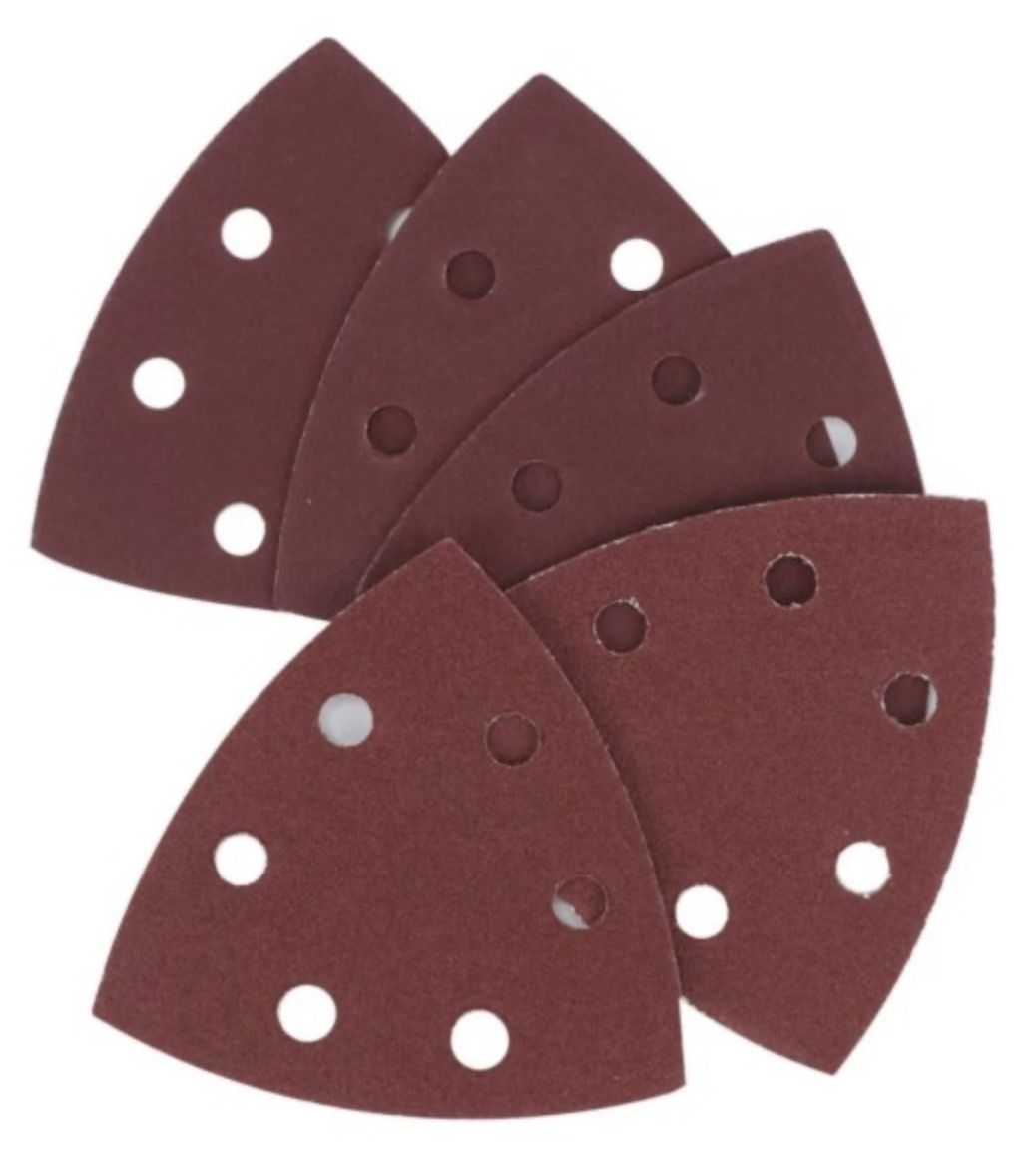 Smilšpapīrs deltveida slīpmašīnām Cortex 31409; 94x94 mm; P60; 5 gab.