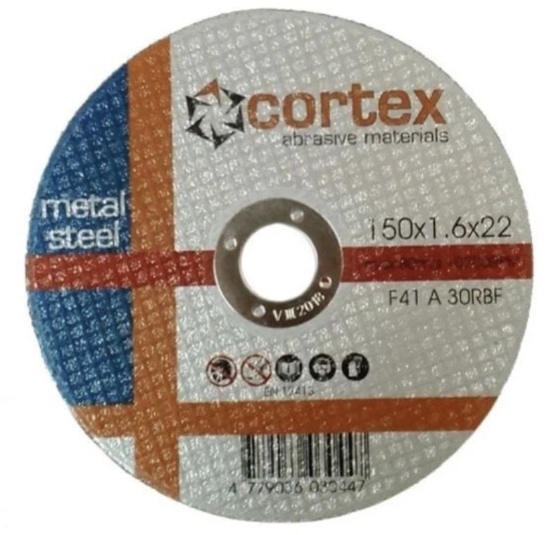 Abrazīvais griešanas disks Cortex 18206; 150x1,6x22,2 mm