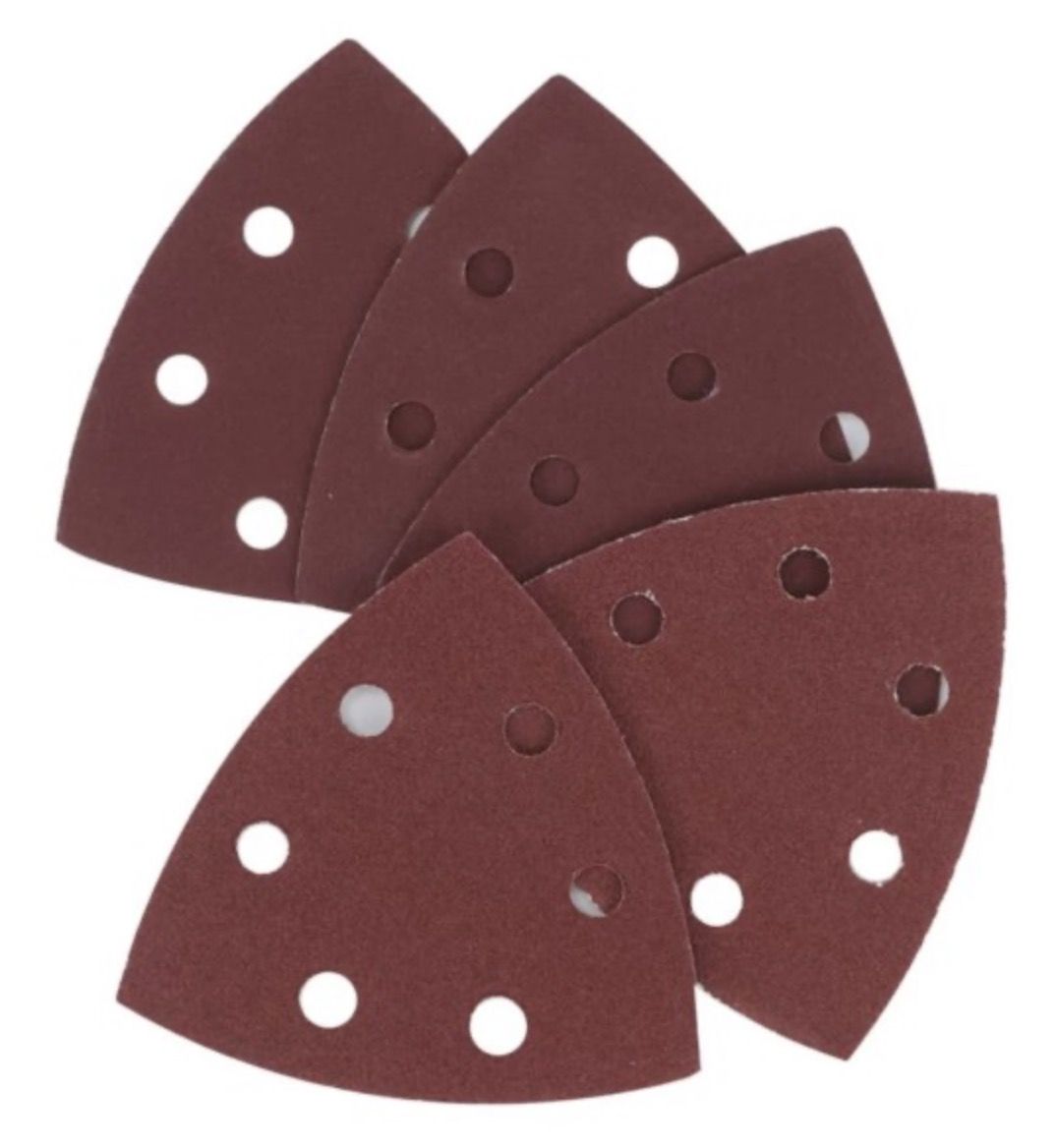 Smilšpapīrs deltveida slīpmašīnām Cortex 31412; 94x94 mm; P120; 5 gab.