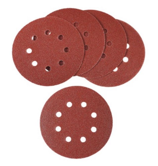 Smilšpapīrs Cortex 18152; 125 mm; P120; 5 gab.