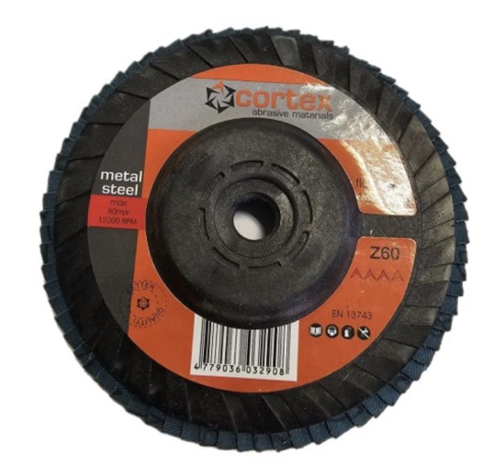 Lāpstveida slīpēšanas disks Cortex 30915; 125 mm; P60