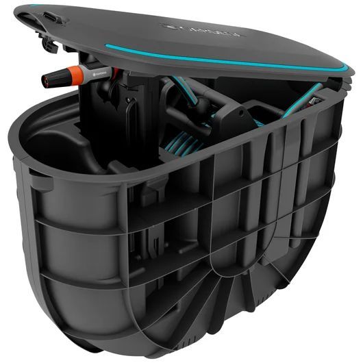 Dārza šļūtenes turētājs Gardena Undercover Hose Box RollUp M; 20 m