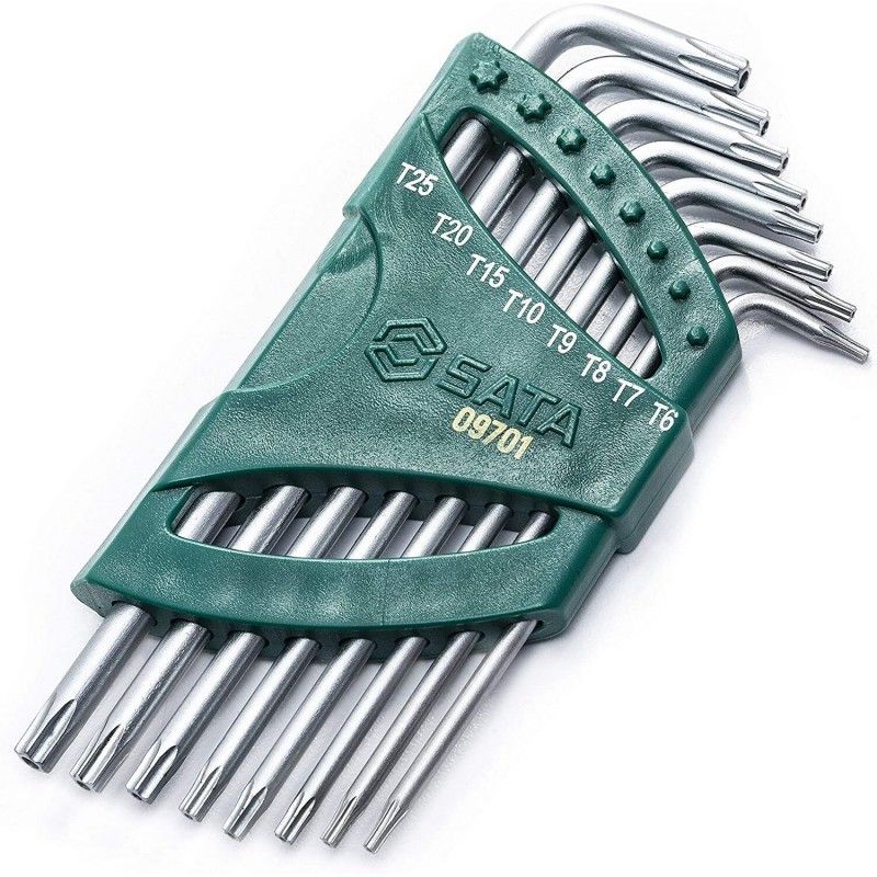 Atslēgu komplekts Sata ST09701; T6-T25; 8 gab.