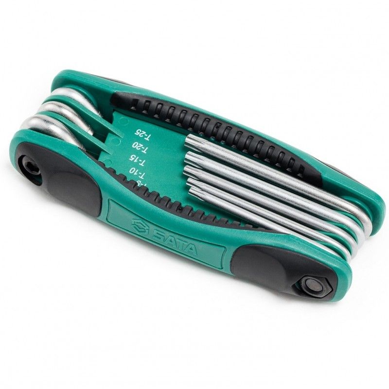 Seškanšu atslēgu komplekts Sata S09123; T9-T40; 8 gab.