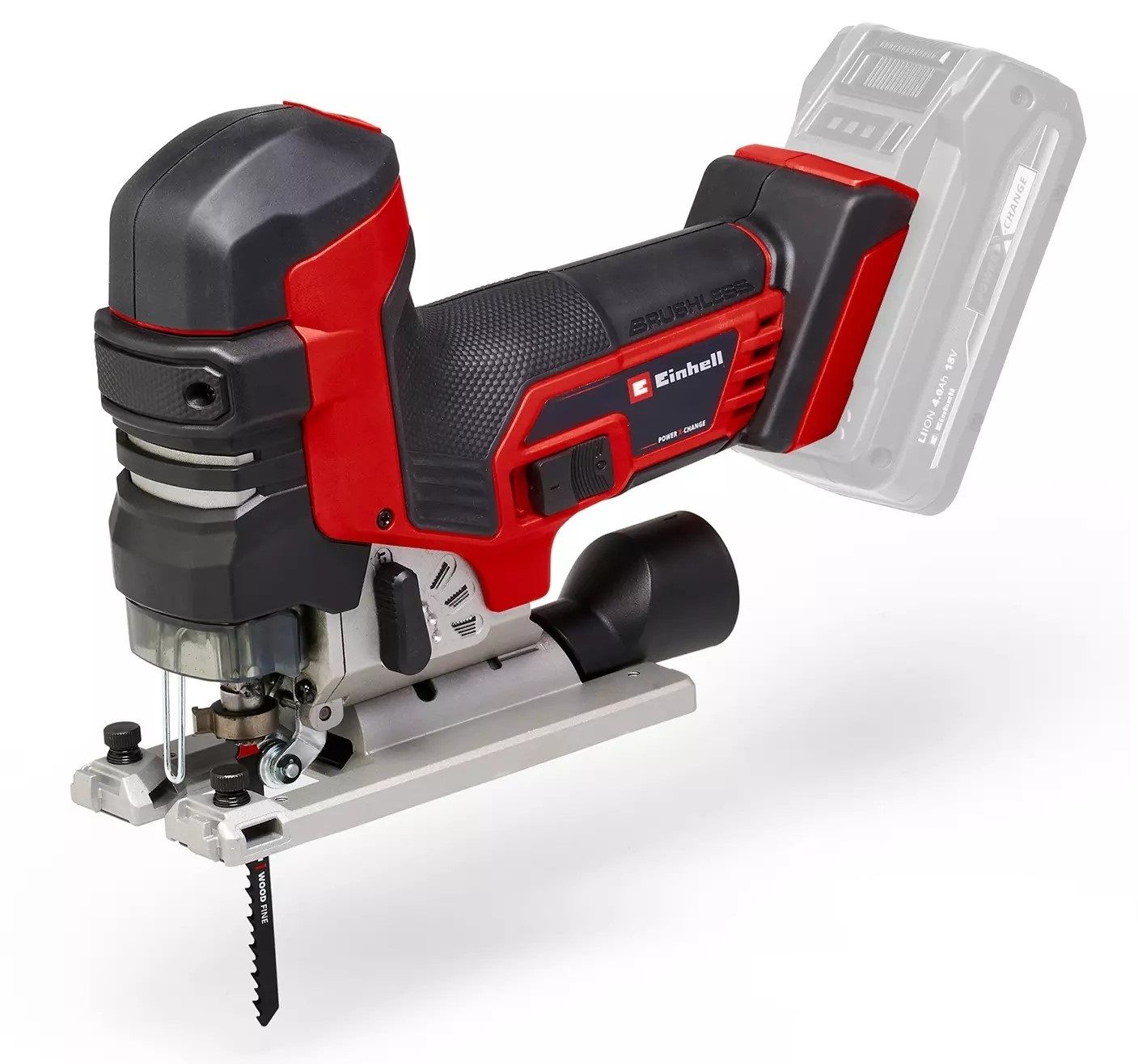 Figūrzāģis ar akumulatoru Einhell TP-JST 18/135 Li BL - Solo; 18 V (bez akumulatora...