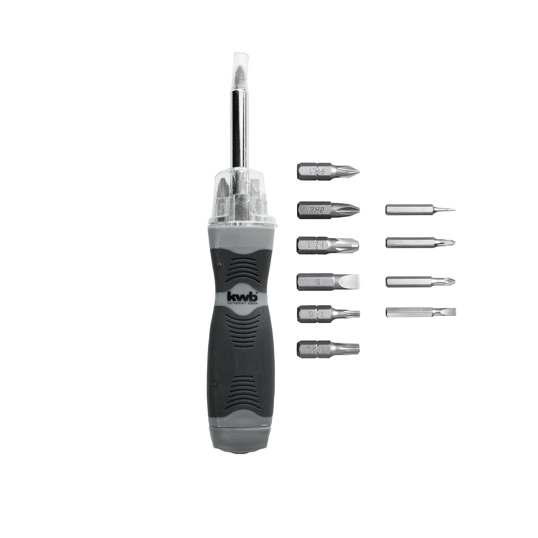 Skrūvgrieža rokturis Einhell KWB KW116890 + skrūvēšanas uzgaļi