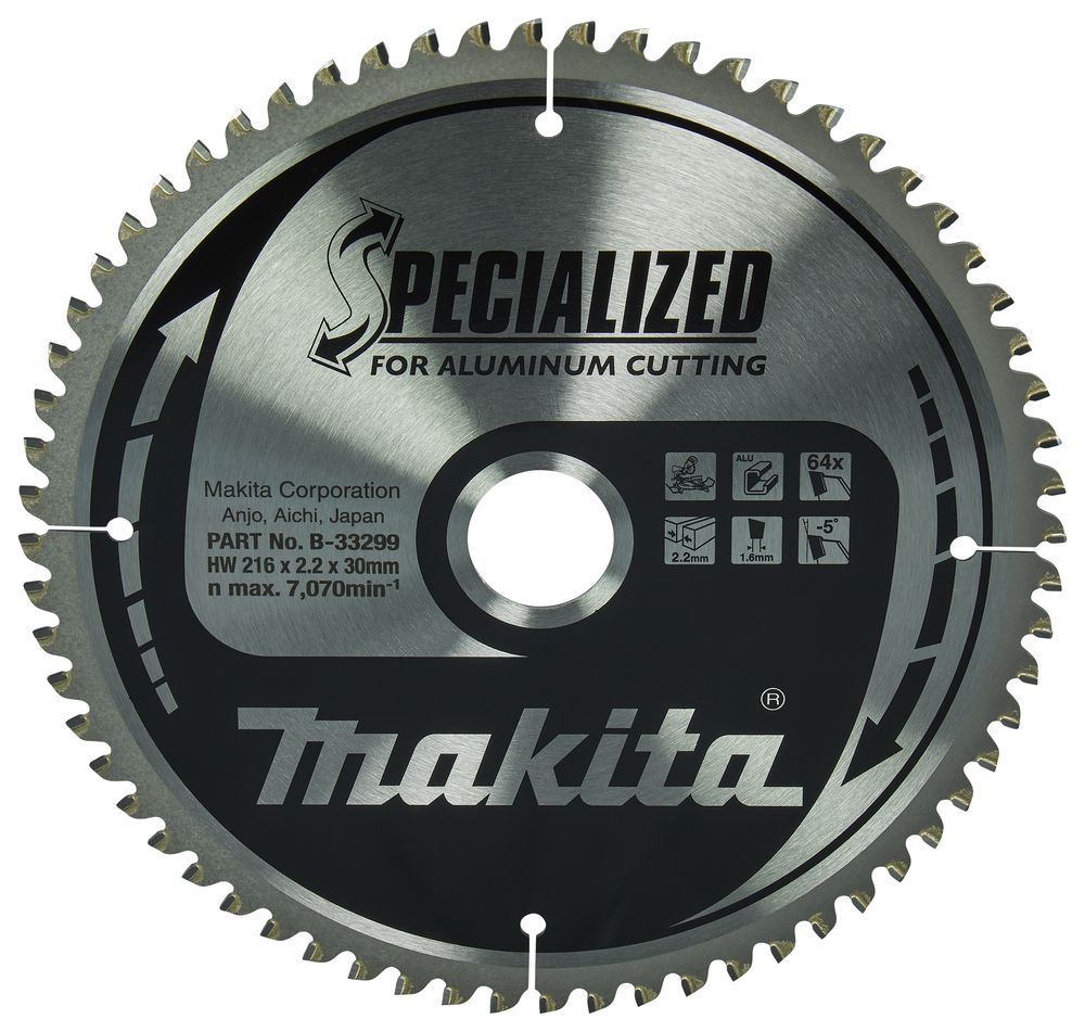 Griešanas disks alumīnijam Makita B-33299; 216 mm