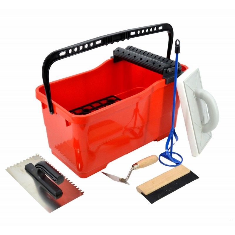 Flīžu tīrīšanas komplekts AWTools AW30345; 8 gab.