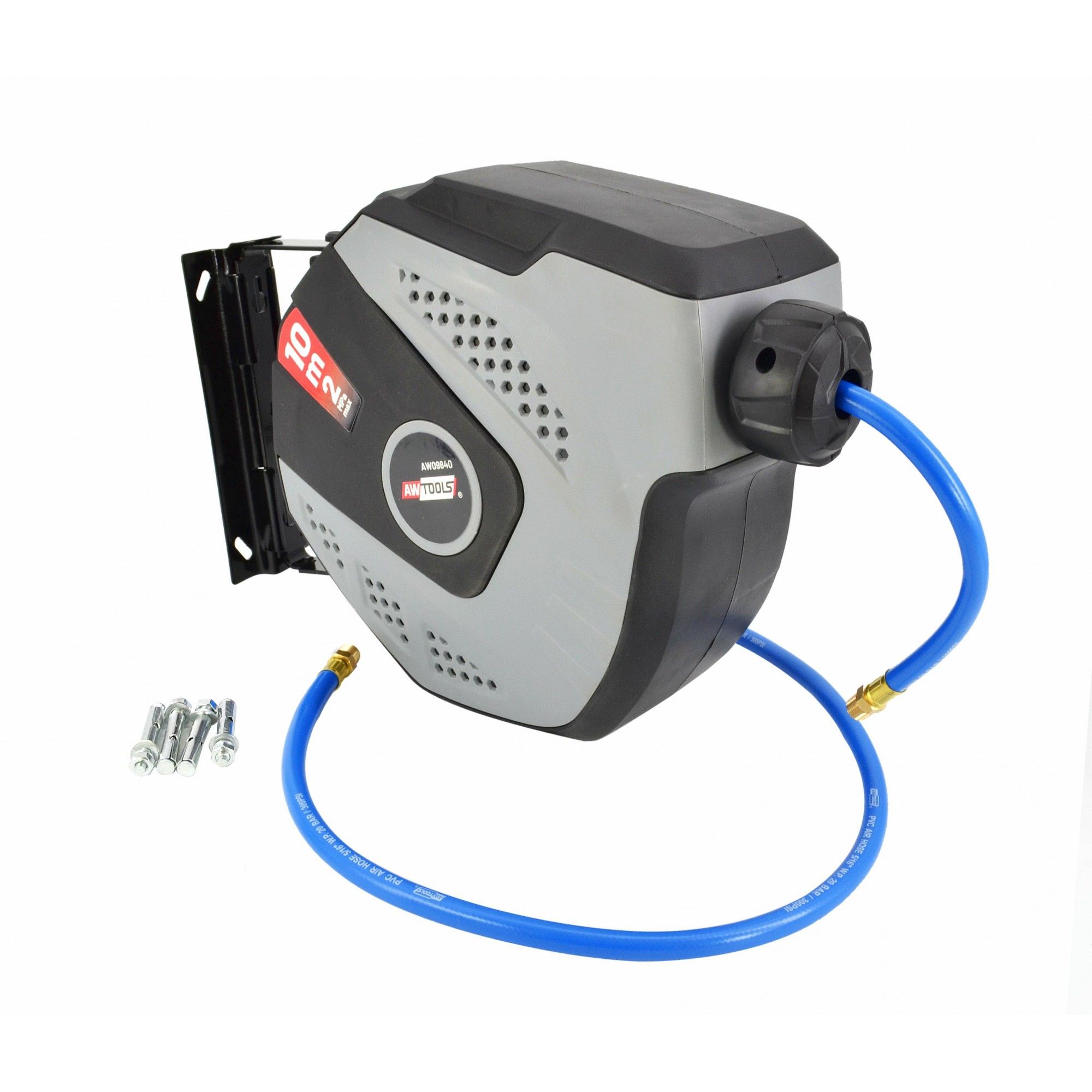 Kompresora šļauka uz spoles AWTools AW09840; 1/4''; 8x12 mm; 10 m