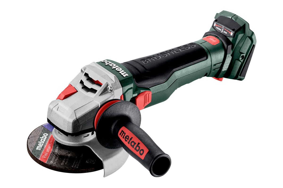 Akumulatora leņķa slīpmašīna Metabo WB 18 LTX BL 15-125 Quick; 18 V; 125 mm (bez akumulatora un lādētāja)
