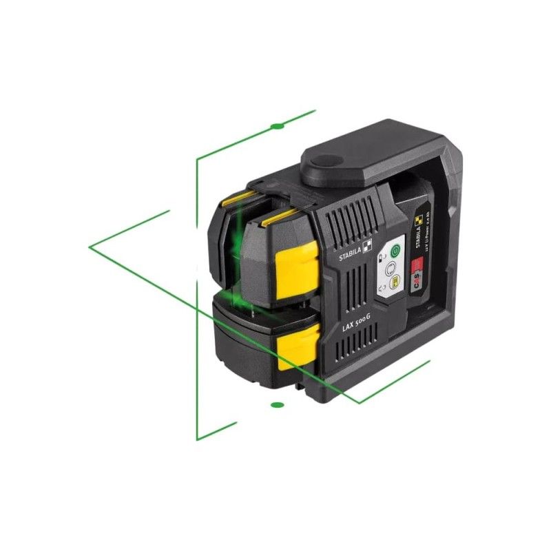 Krustveida lāzera nivelieris Stabila LAX 500G; 12V; IP54 zaļš