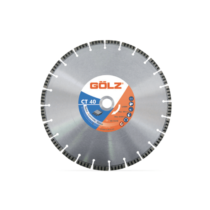 Dimanta griešanas disks Gölz CT40; 400x25,4 mm