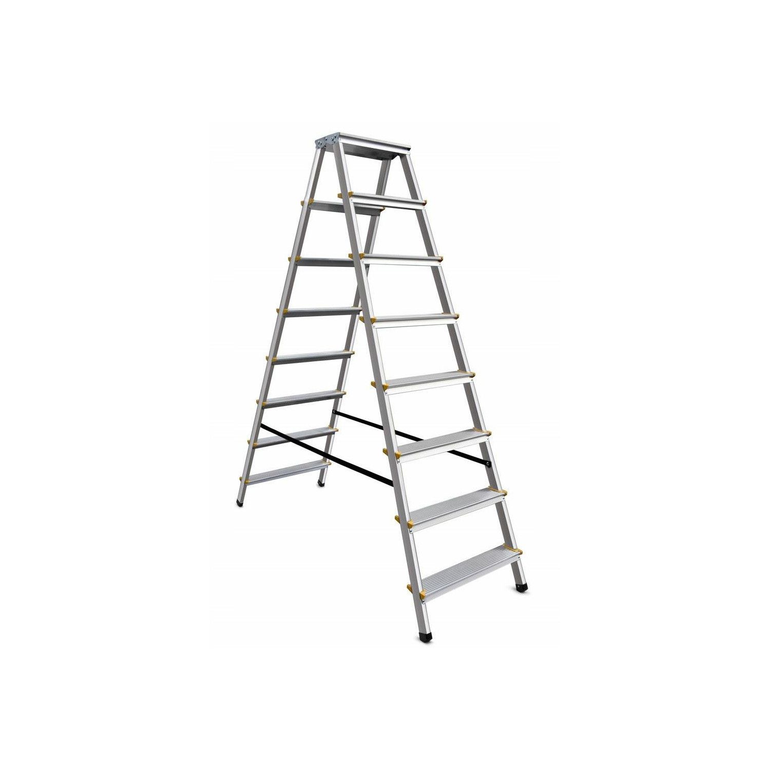 Double-sided standing ladder AWTools AW23031; 2x8; 3,67 m