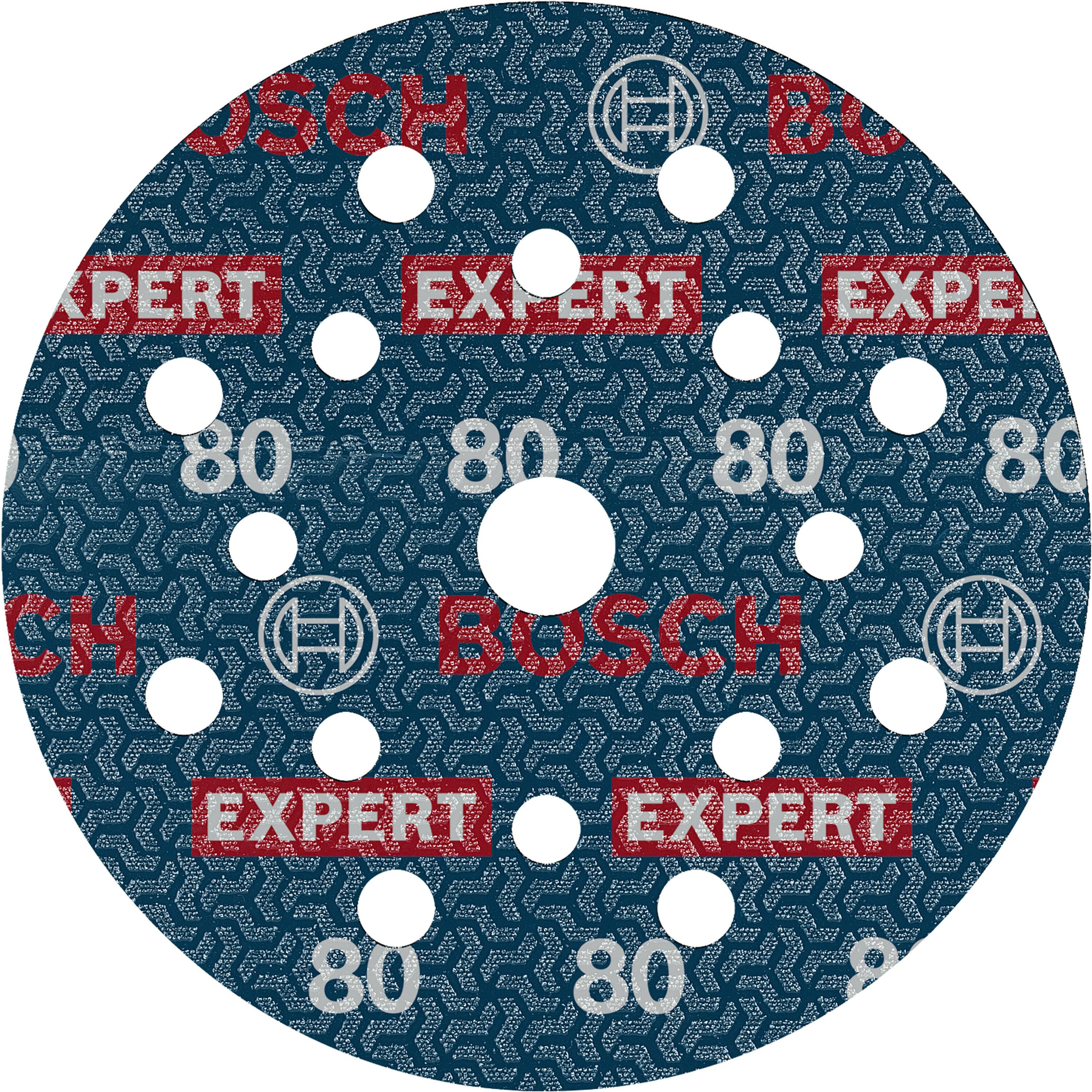 Slīpēšanas disks Bosch Expert O780; 125 mm; P80; 50 gab.