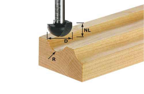 Nokāpes apaļošanas frēze Festool 4/8/38 mm