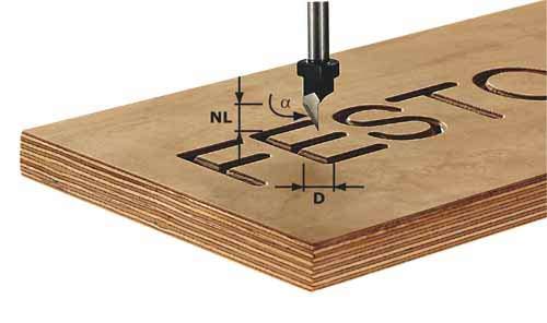 Burtu frēze Festool&nbsp;HS; 9,5/55 mm